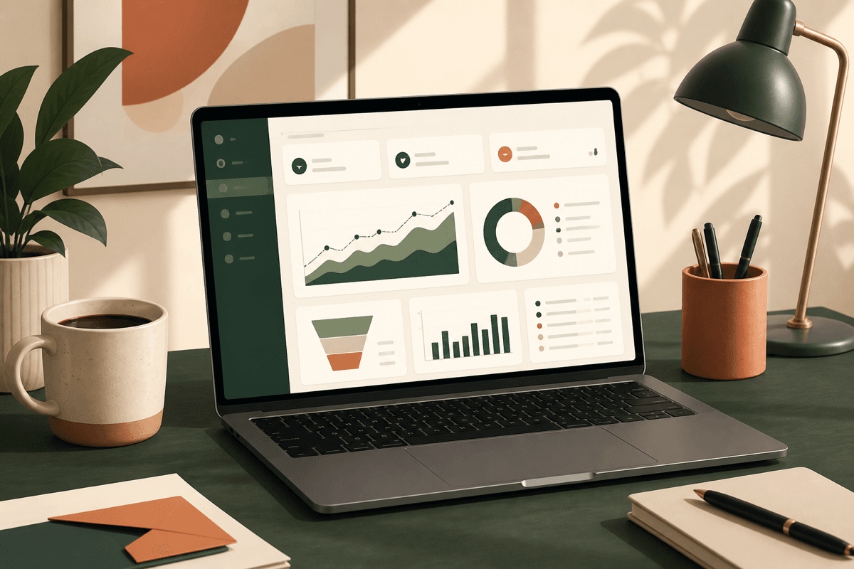 Product board with activation metrics